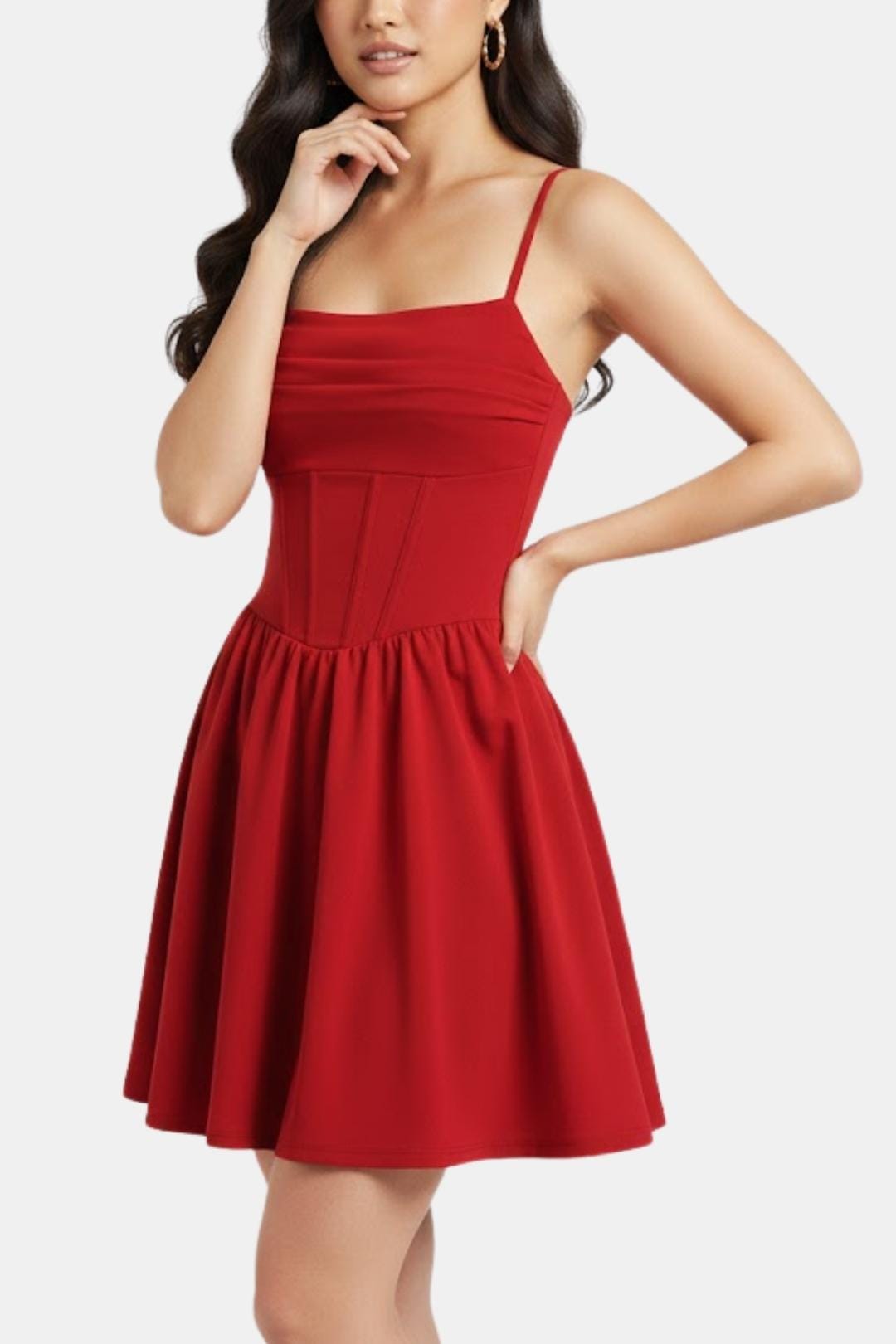ruched cami mini dress Mini Dress – Ruched Cami Silhouette – Modesia