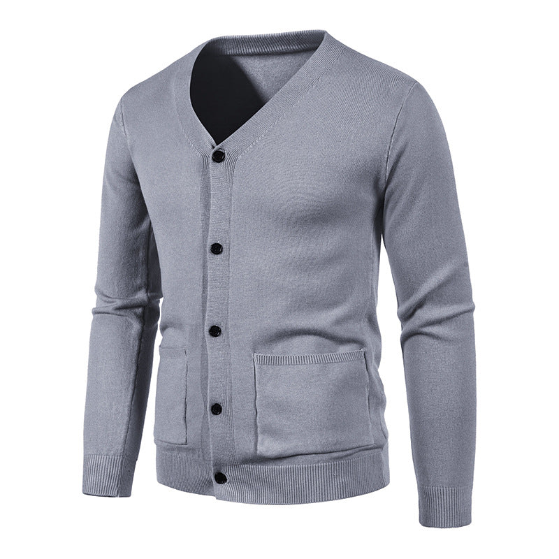 V-Neck Button-Down Cardigan | Slim Fit | Timeless Style