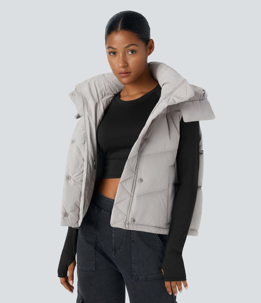 Cropped Puffer Vest | Insulated & Stylish | Perfect for Layering