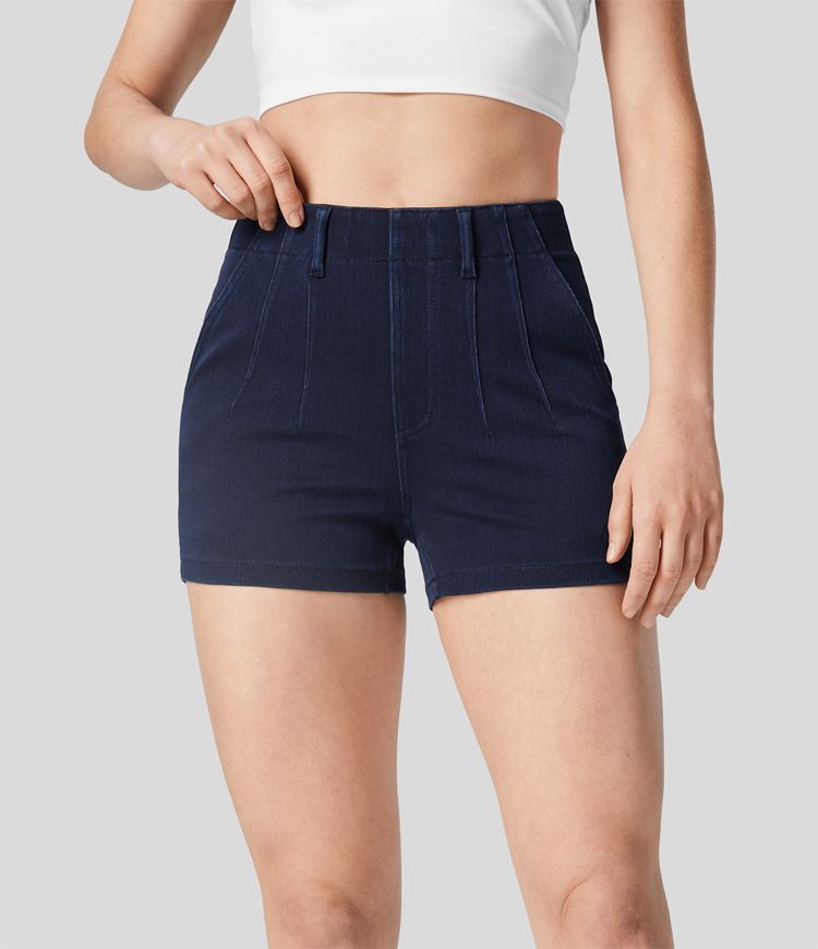 High-Waisted Stretch Shorts | Body-Hugging Fit | Comfortable and Breathable