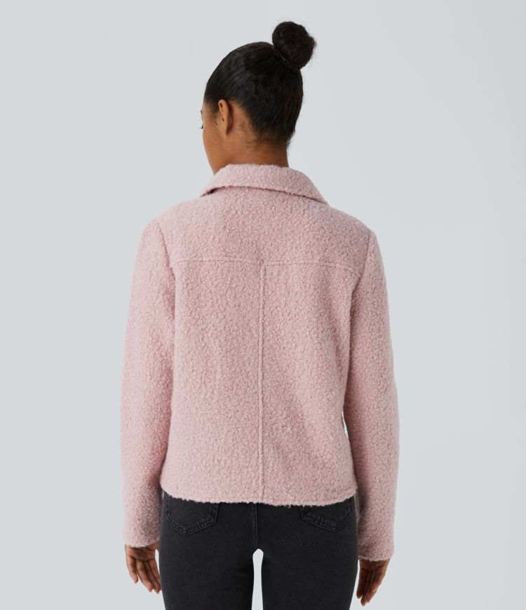 Cropped Boucle Jacket | Tailored & Elegant | Perfect for Layering