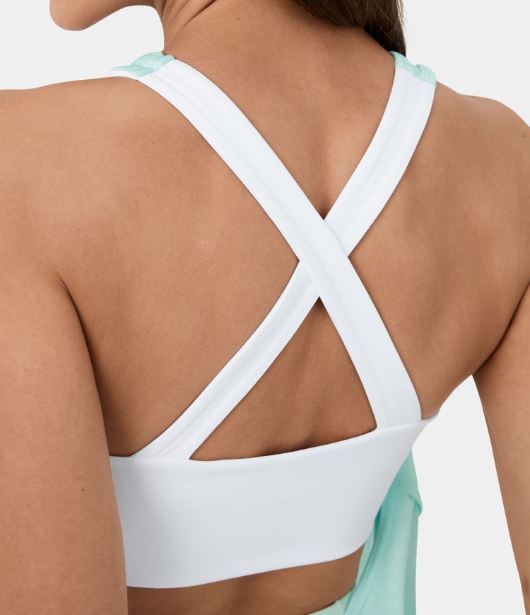 Cross-Back Yoga Tank Top | Breathable Layer | Lightweight Fabric | Activewear