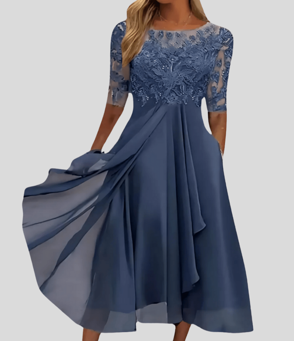 Rhonda | Lace Midi Dress