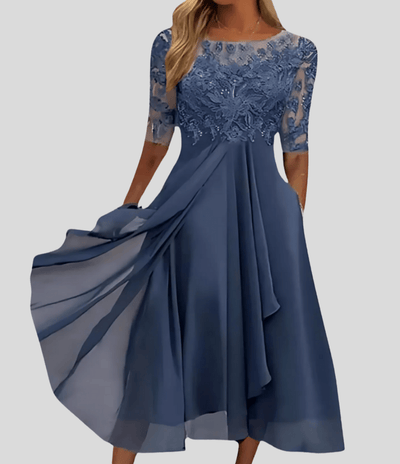 Rhonda | Lace Midi Dress