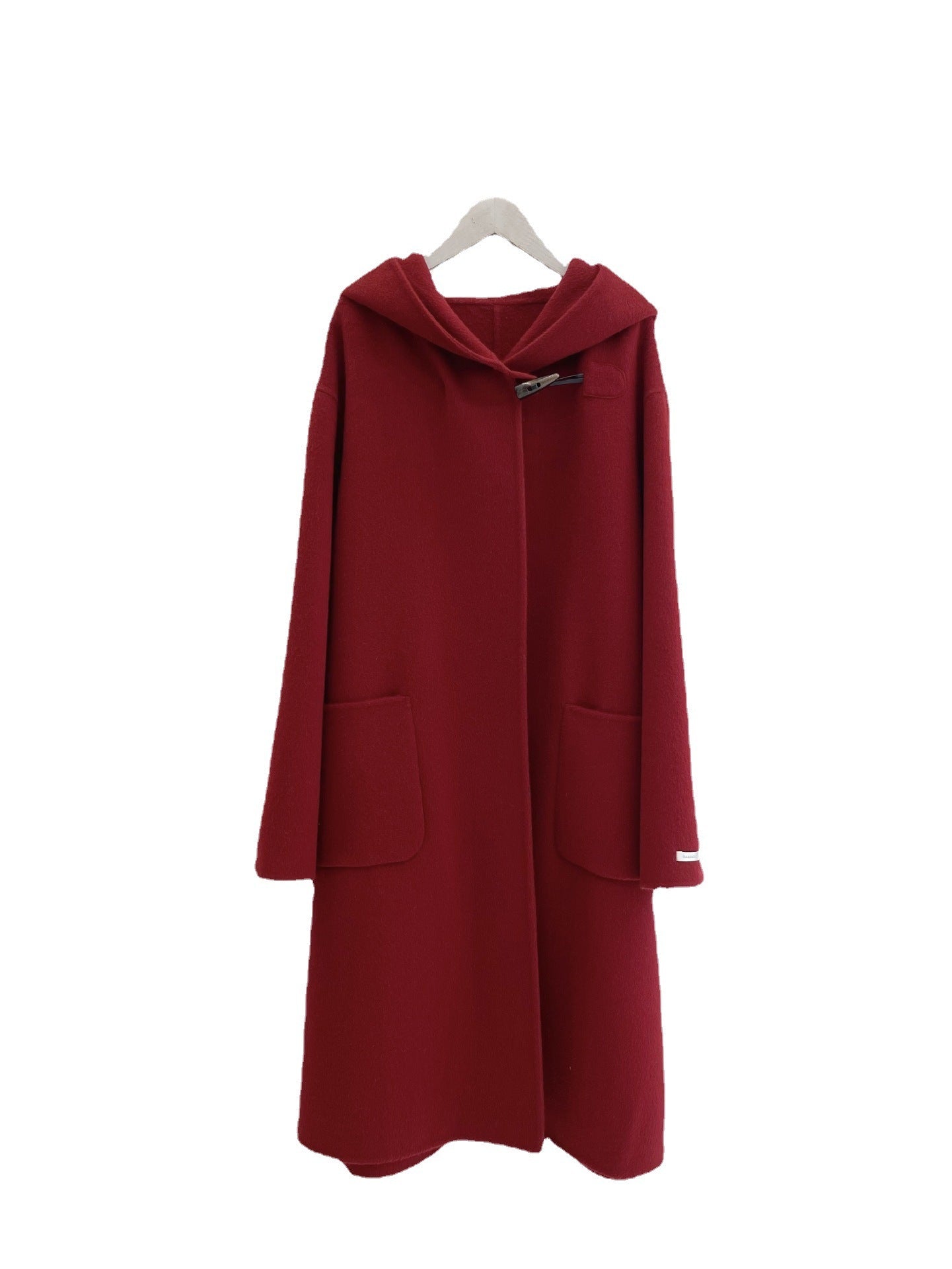 Hooded Wool-Blend Coat | Belted Fit | Timeless Elegance