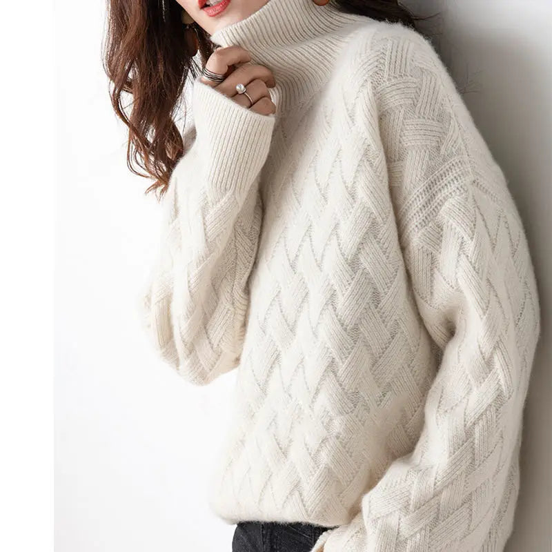 Cable-Knit Turtleneck Sweater | Classic and Cozy | Timeless Design