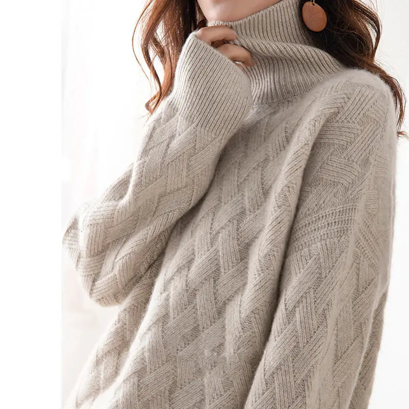 Cable-Knit Turtleneck Sweater | Classic and Cozy | Timeless Design