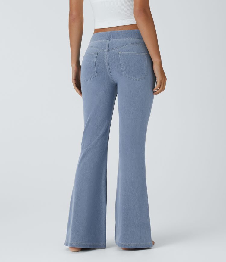 Wide-Leg Knit Lounge Pants | Stretch Knit | Comfortable and Relaxed