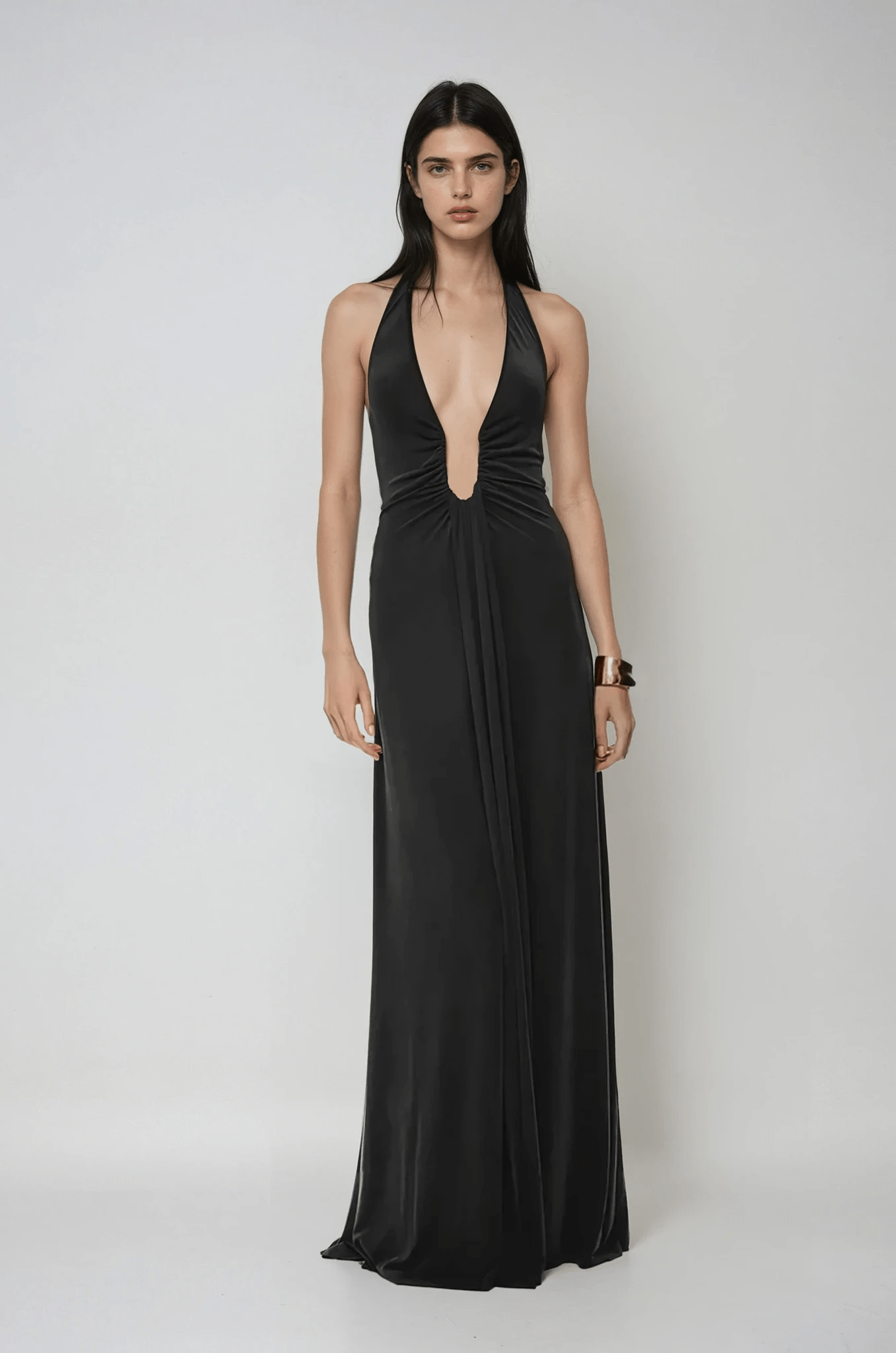 Thalia – Sleeveless Ribbed Maxi Dress