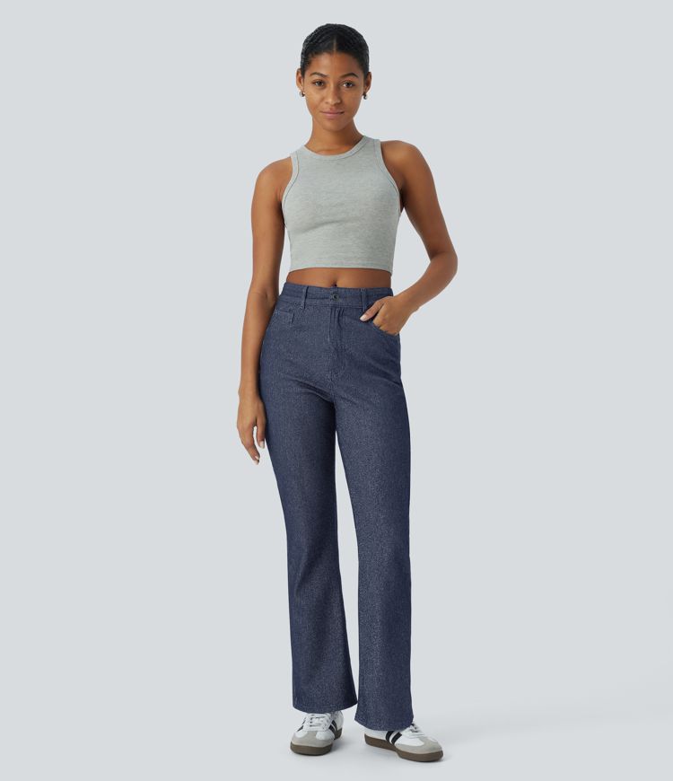 Bootcut Stretch Jeans | Cotton Denim | Flattering and Comfortable