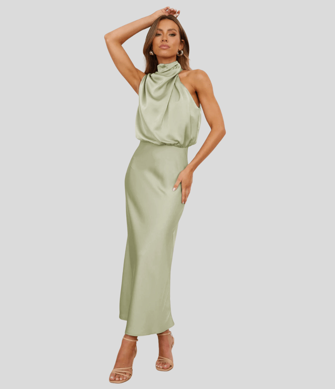 Verona | Satin Maxi Dress