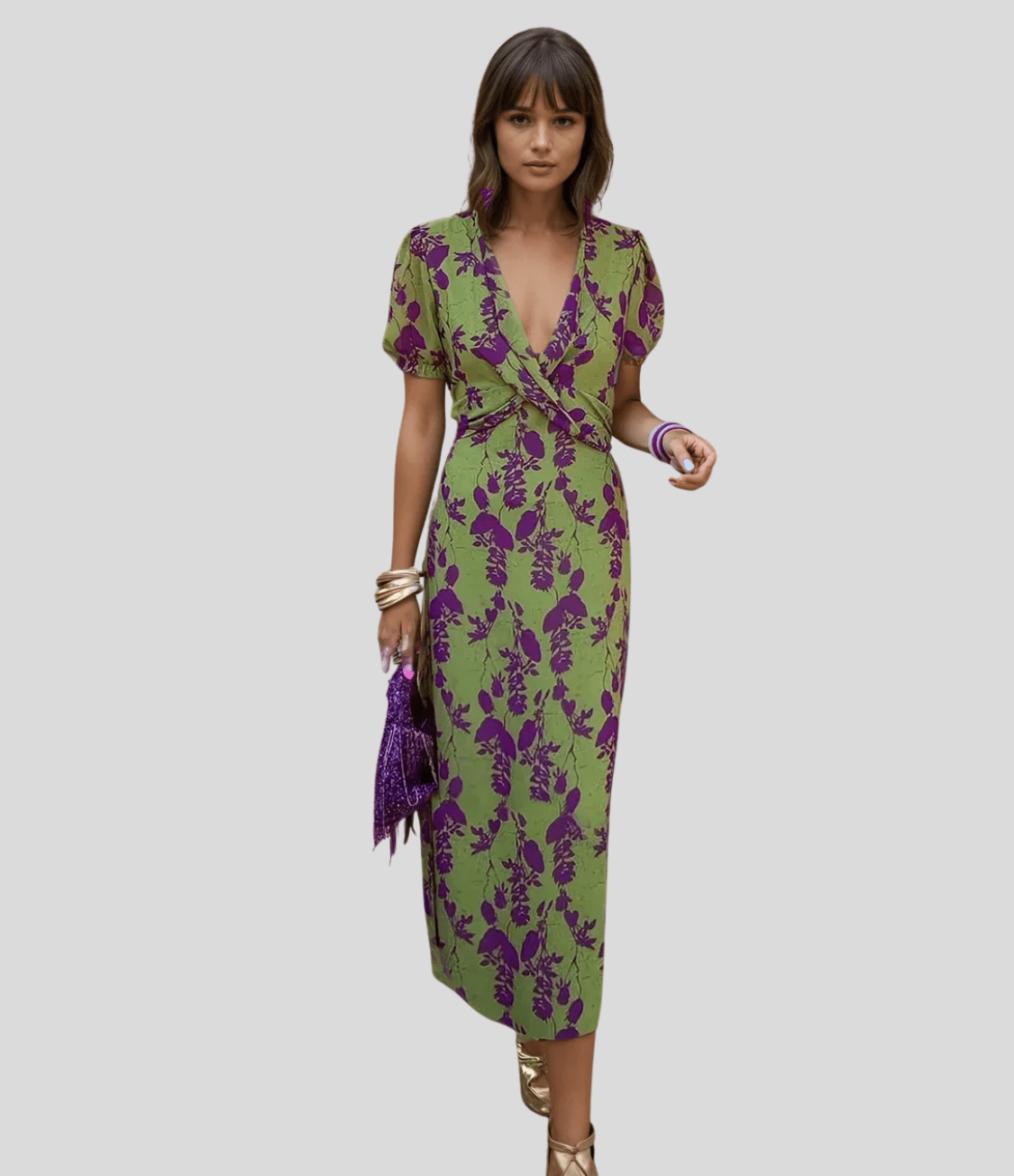 Mirriva | Floral Maxi Dress