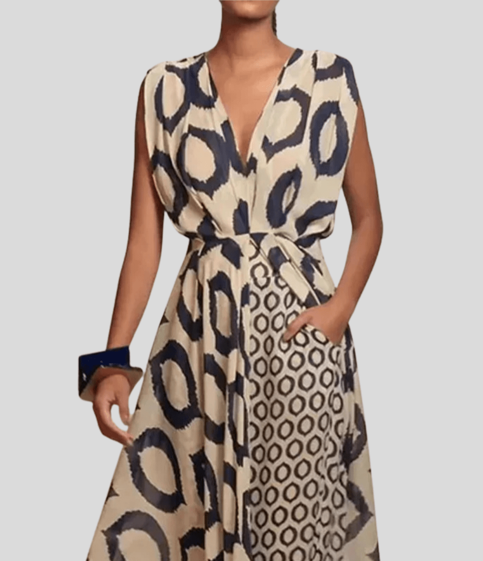 Bohemira | Ethnic Print Maxi Dress