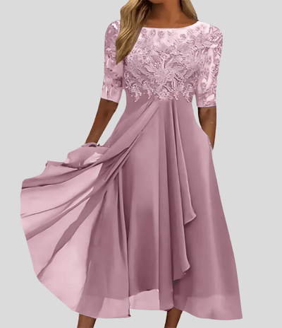 Rhonda | Lace Midi Dress
