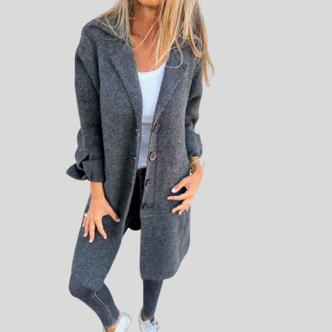 Oversized Hooded Coat | Cozy Comfort | Wool Blend | Casual Outerwear