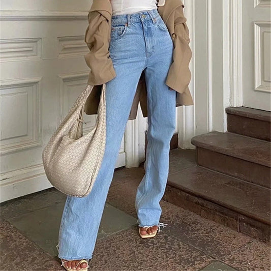 High-Waisted Straight-Leg Jeans | Classic Fit | Everyday Style