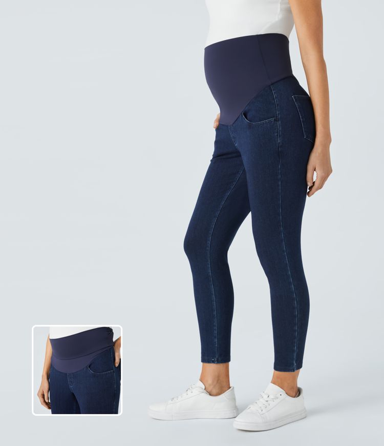 Maternity Skinny Jeans | Over-the-Bump Stretch | Supportive and Stylish