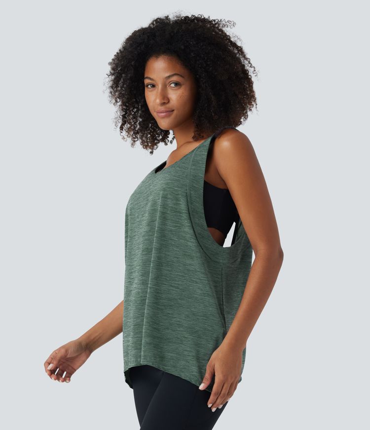 Cross-Back Tank Top | Active | Stylish and Breathable