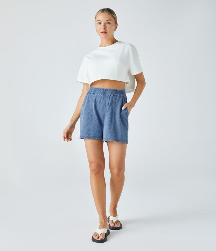 Casual Cotton Shorts | Relaxed Fit | Lightweight and Breathable