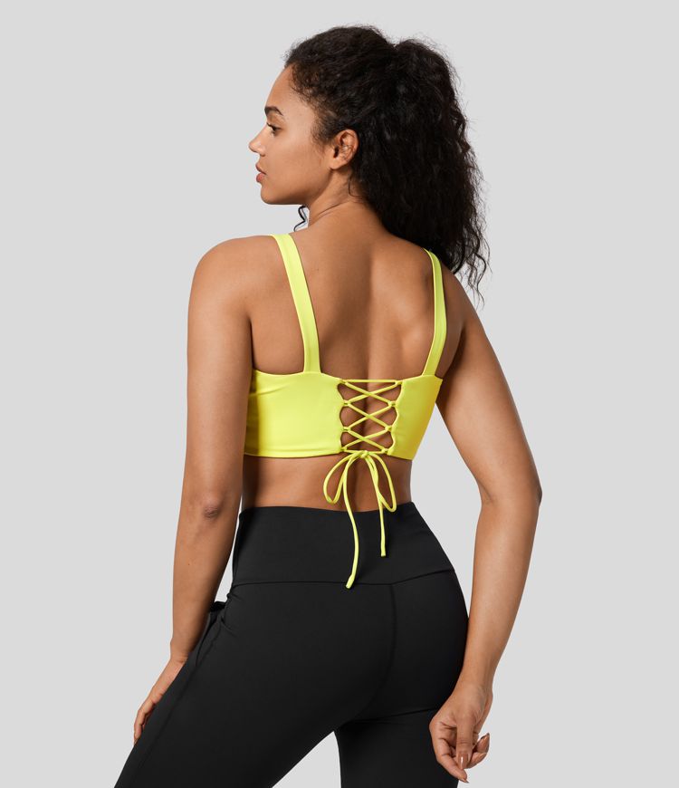 Lace-Up Back Crop Top | Trendy | Bold and Flattering