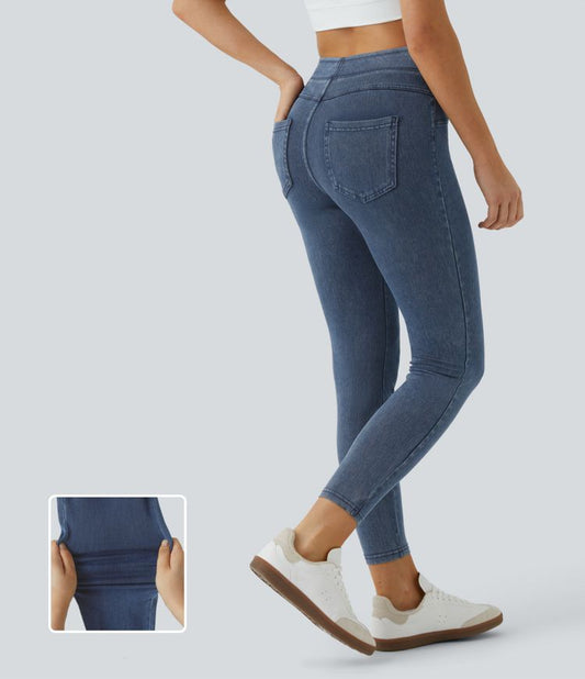 High-Rise Pull-On Jeggings | Stretch Denim | Comfortable and Stylish