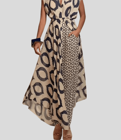 Bohemira | Ethnic Print Maxi Dress