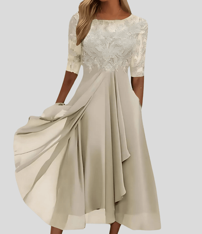 Rhonda | Lace Midi Dress