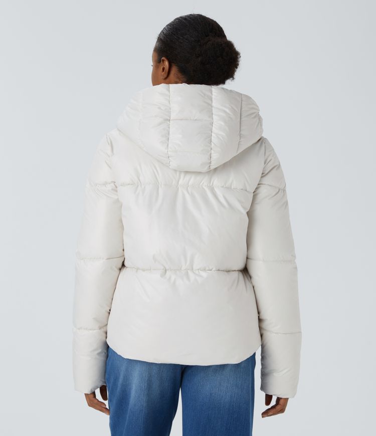 Insulated Puffer Jacket | Adjustable Hood | Warm and Stylish