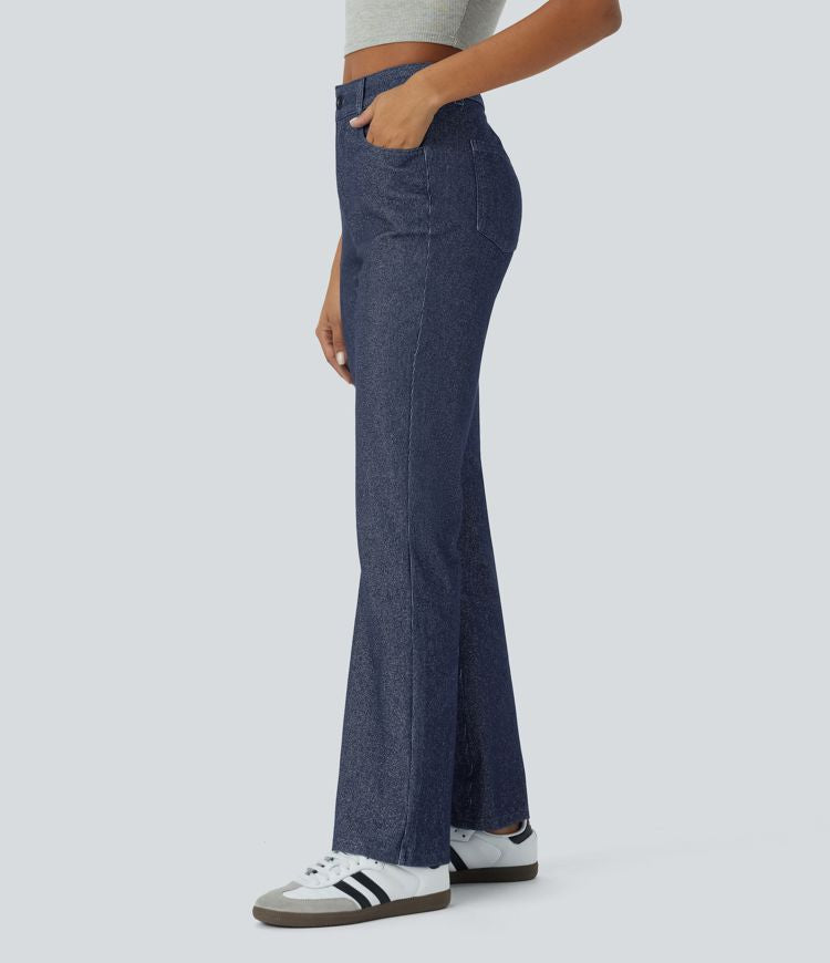 Bootcut Stretch Jeans | Cotton Denim | Flattering and Comfortable