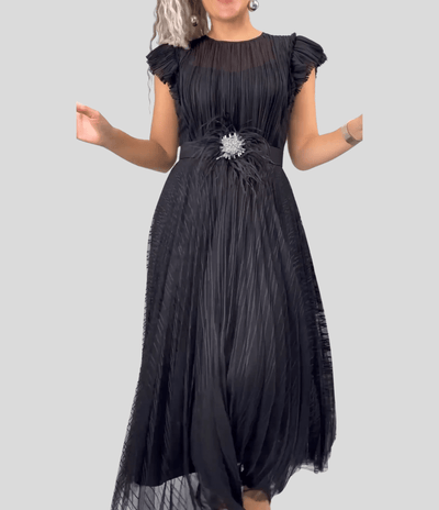 Tintonia | Fitted Chiffon Dress