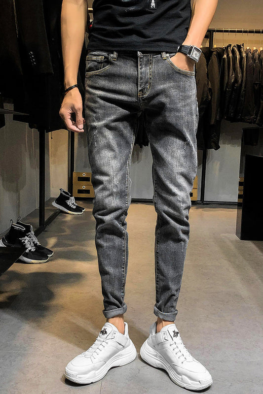 Skinny Fit Jeans | Washed Denim | Sleek and Modern