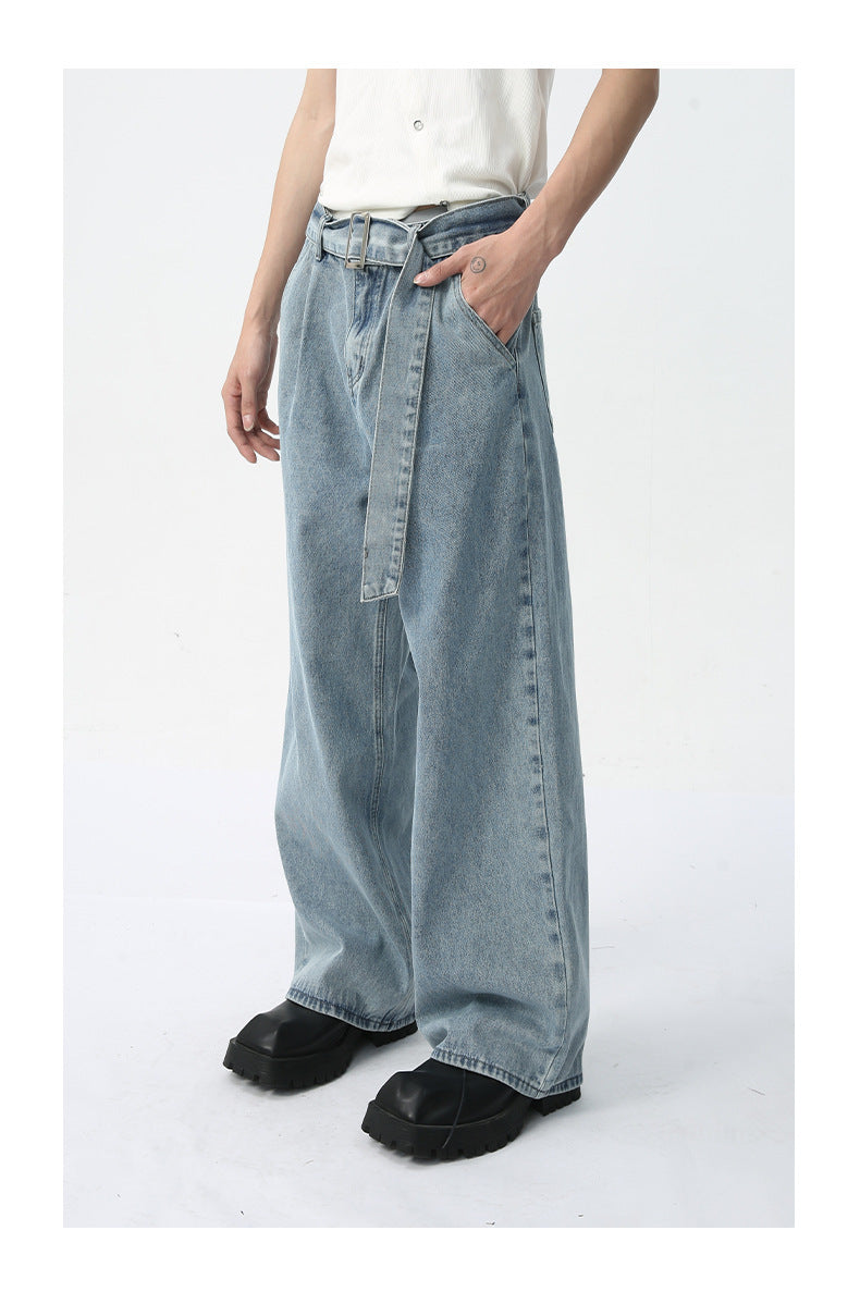 Wide-Leg Denim Jeans | Oversized Fit | Streetwear Essential