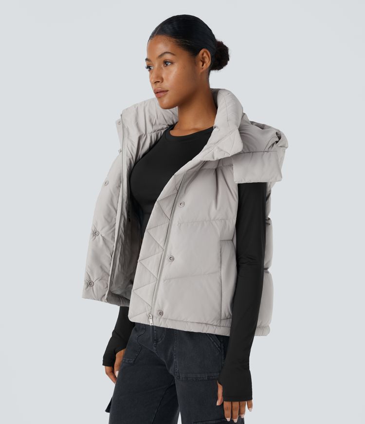 Cropped Puffer Vest | Insulated & Stylish | Perfect for Layering