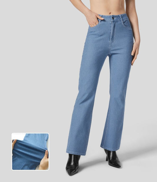 High-Waisted Bootcut Jeans | Light Blue | Timeless Flare