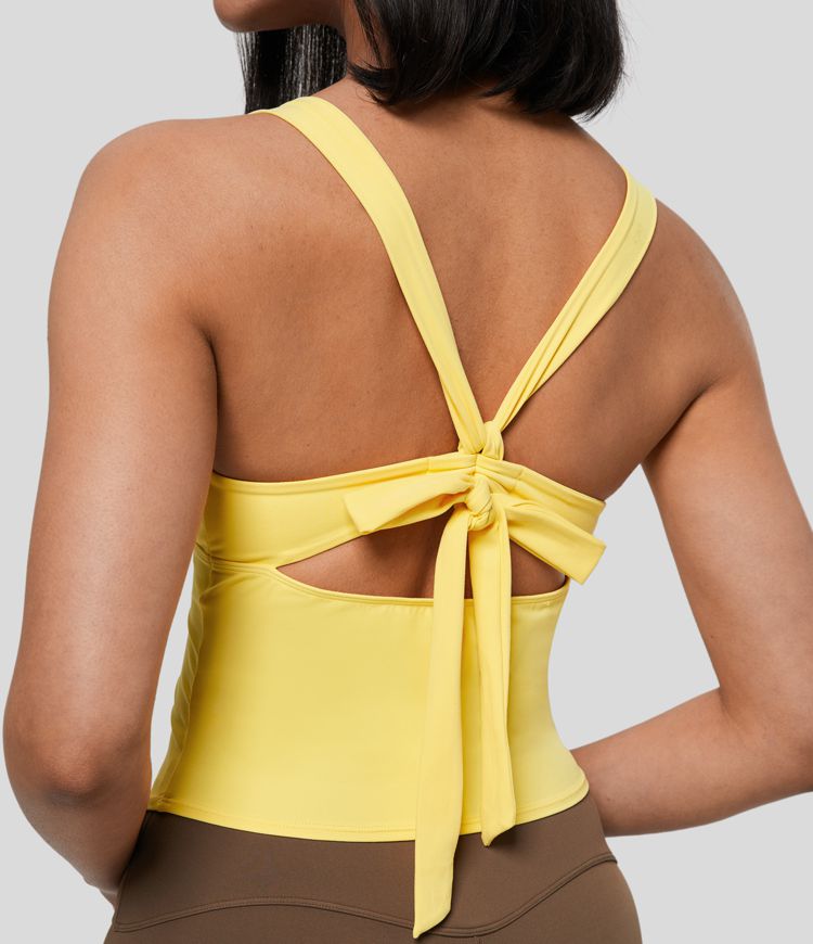 Halter Neck Tie-Back Top | Chic | Sleek and Feminine