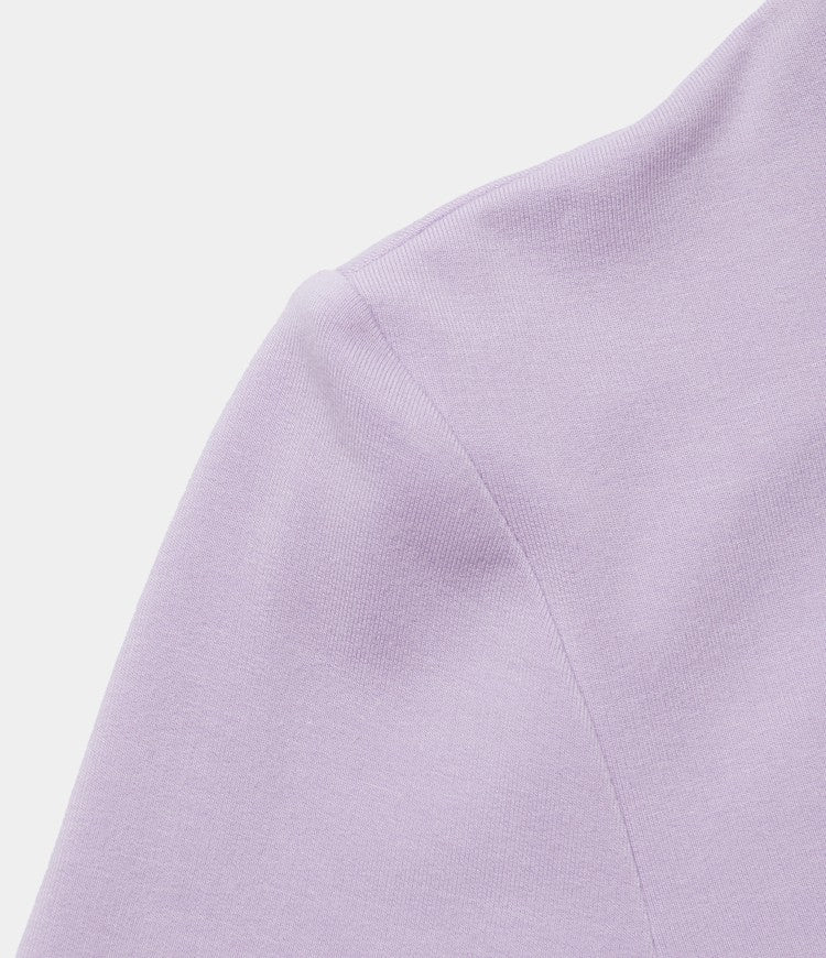 Fitted Lavender Hoodie | Stretch Fabric | Chic and Functional