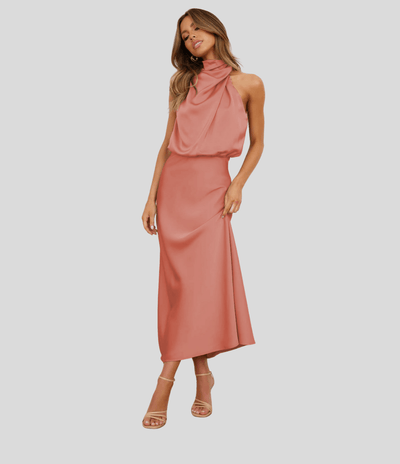 Verona | Satin Maxi Dress