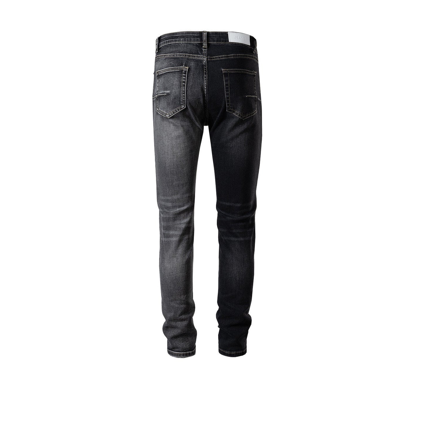 Tapered Jeans | Washed Black Denim | Sleek and Contemporary