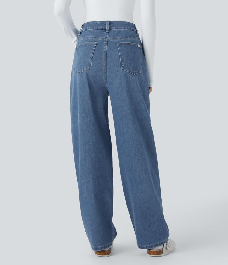 High-Waisted Baggy Jeans | Relaxed Fit | Casual and Stylish