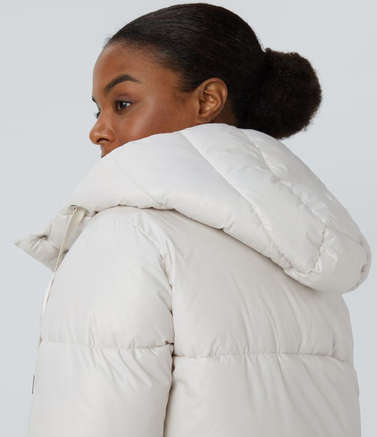 Insulated Puffer Jacket | Adjustable Hood | Warm and Stylish