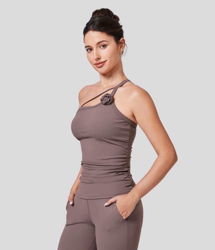 Asymmetrical One-Shoulder Tank Top | Stylish | Sleek and Unique