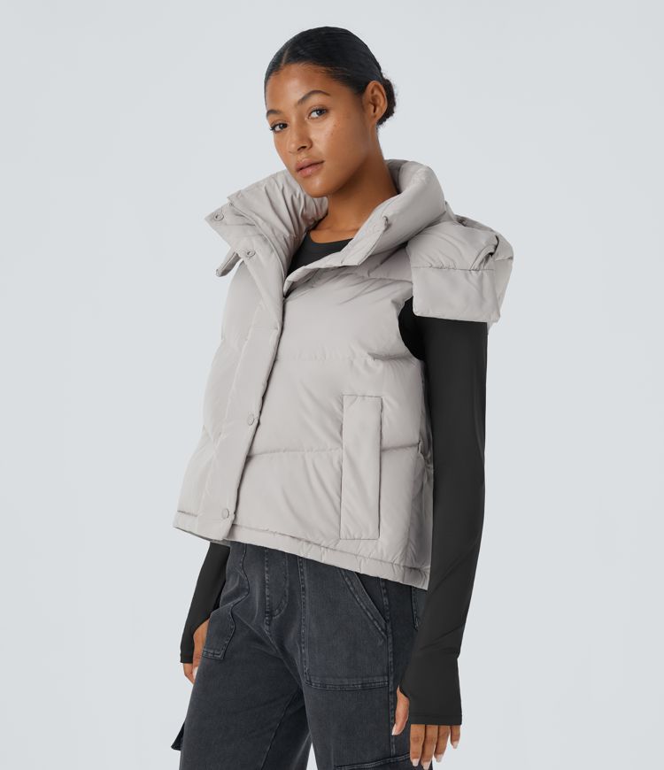 Cropped Puffer Vest | Insulated & Stylish | Perfect for Layering