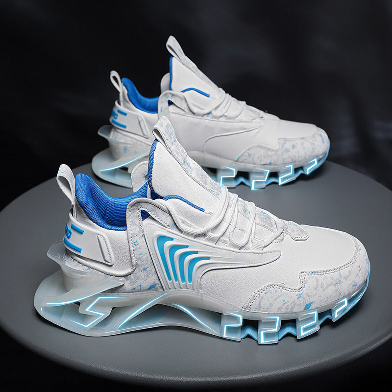 Futuristic Athletic Sneakers | Shock-Absorbing Sole | Bold Design