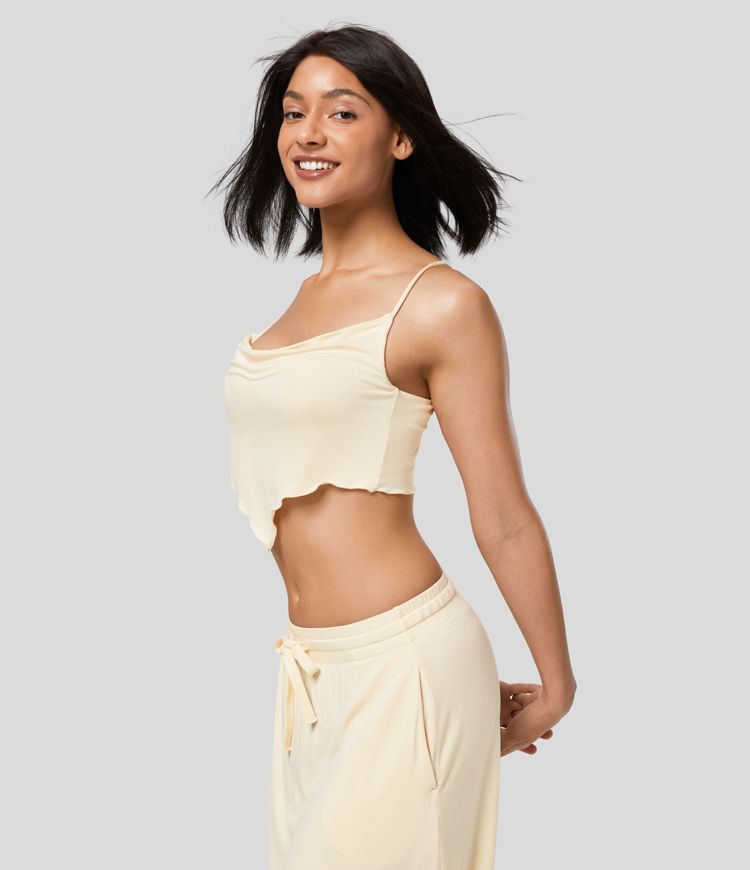 Draped Crop Top | Chic | Elegant and Effortless