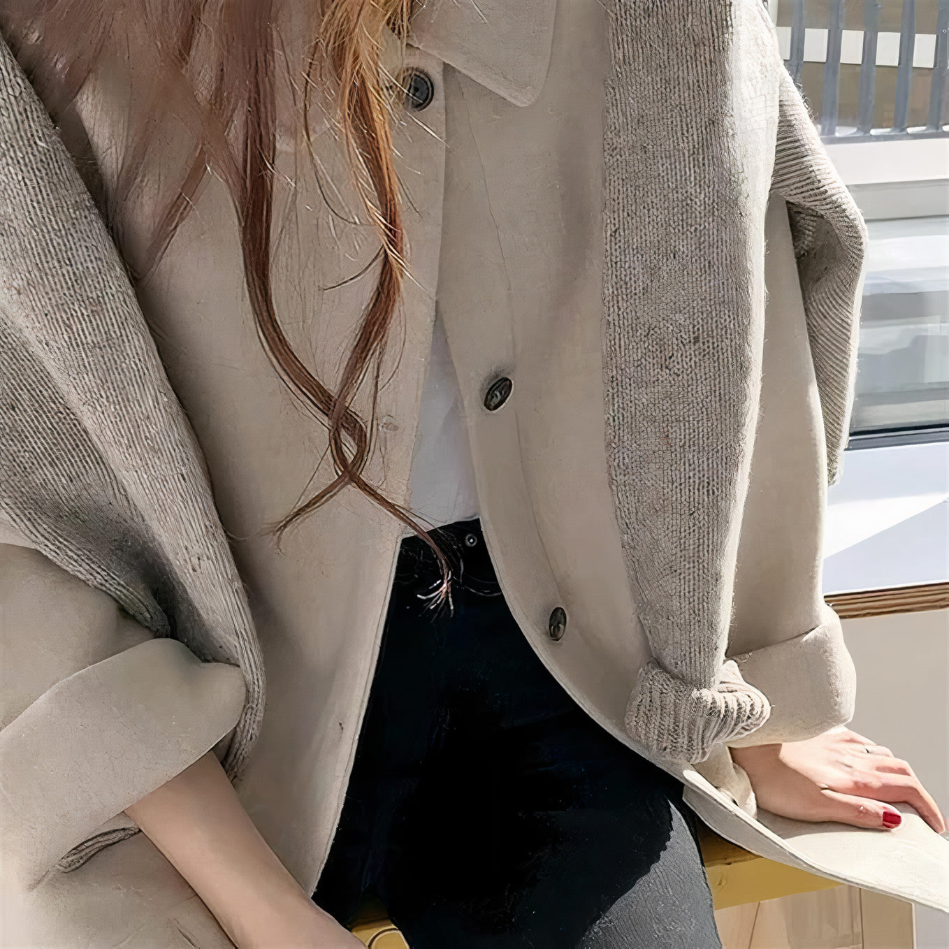 Minimalist Wool Coat | Oversized Fit | Warm Comfort | Everyday Chic