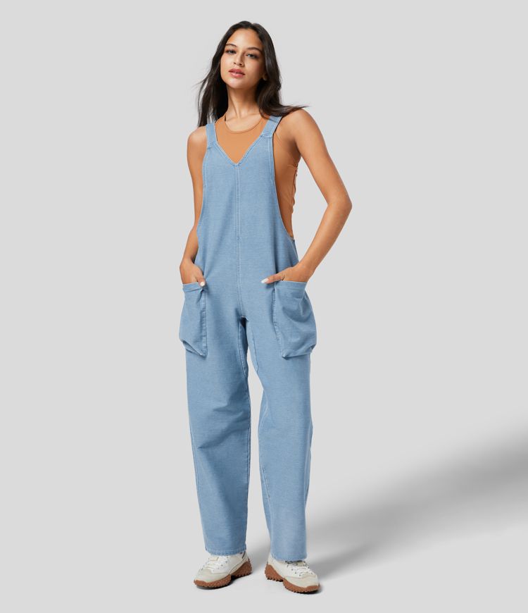 Denim Jumpsuit | Cotton | Relaxed and Lightweight