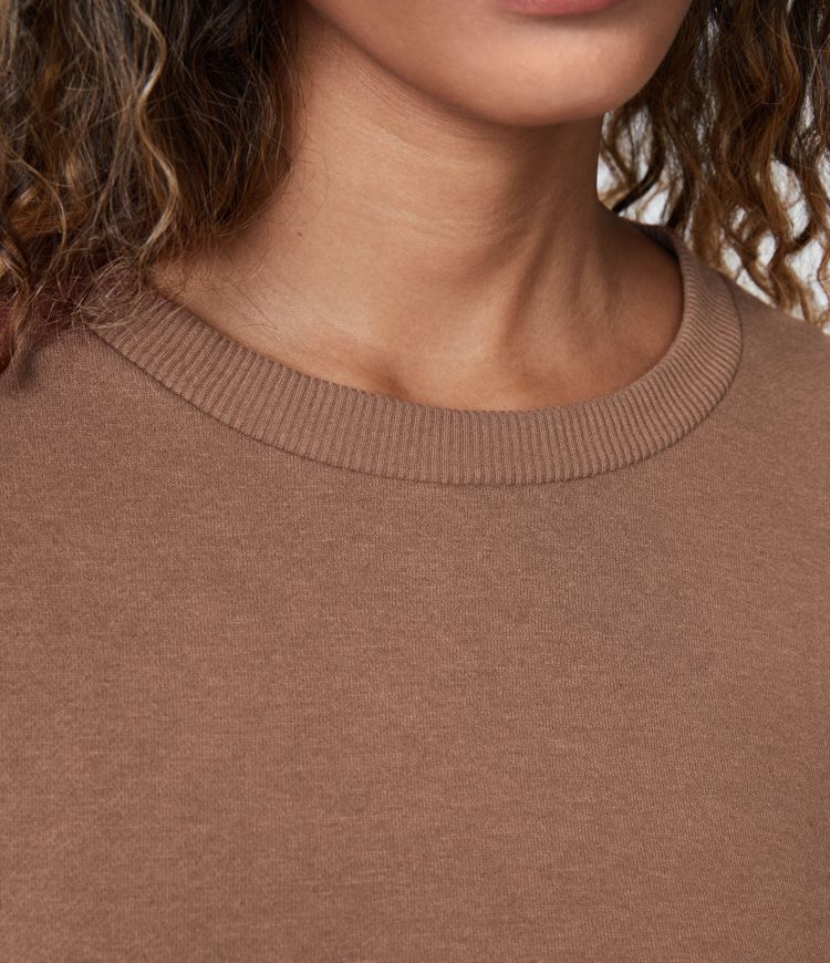 Crewneck Lounge Top | Cotton-Blend | Classic and Cozy