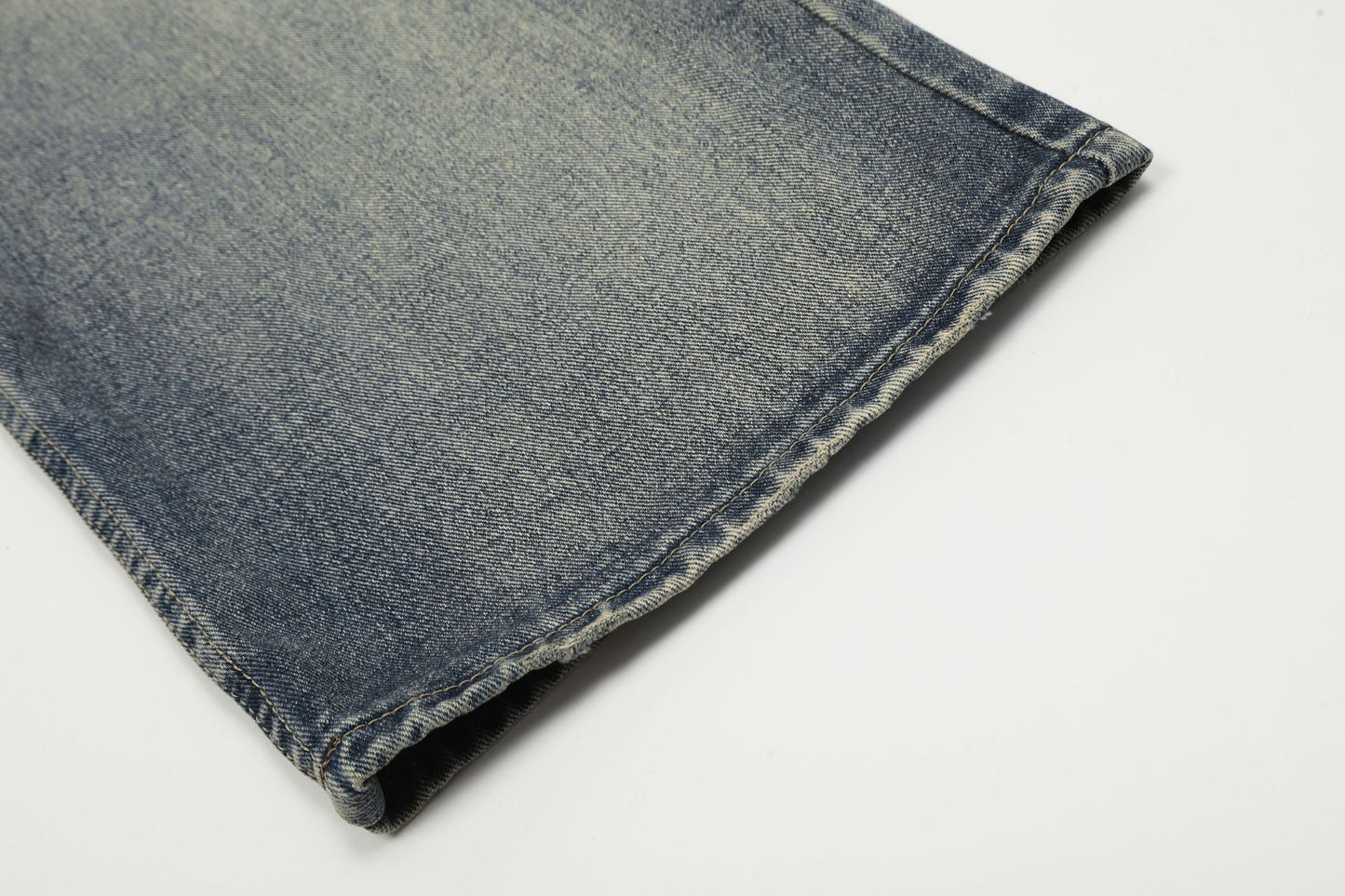 Wide-Leg Washed Denim Jeans | Classic Comfort | Durable and Stylish