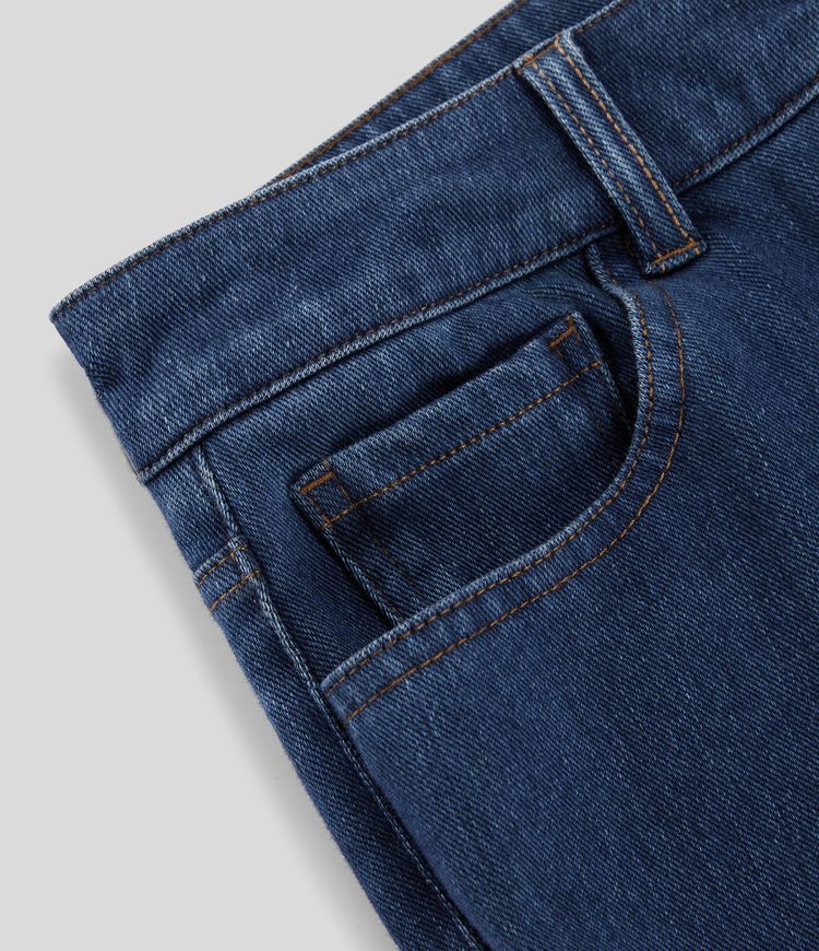 High-Waisted Pull-On Bootcut Jeans | Stretch Denim | Sleek and Versatile