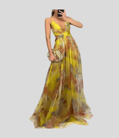 Carola | Charming Floral Maxi Dress